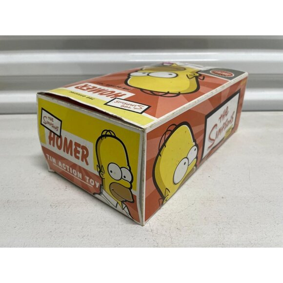 2002 Rocket USA The Simpsons HOMER SIMPSON WIND-UP TIN TOY Collectible NEW - Picture 9 of 10